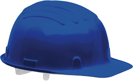 ELE25B - Elmetto polietilene BERICO colore  blu