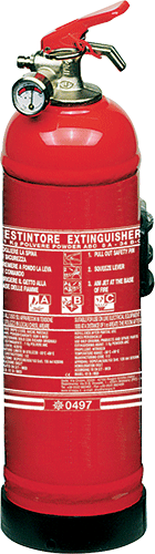 EORP01 - Estintore RINA POLVERE kg 1 classe 8A34BC