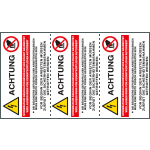 EYD91530E - Sheet n. 3 label ACHTUNG.....EN ISO 7010