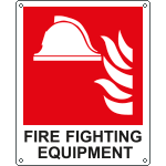 EYE20119X - sign FIRE FIGHTING EQUIPMENT EN ISO 7010 F004