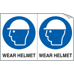 EYE95233A - sheet n. 2 label "WEAR HELMET"