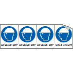 EYE95233B - Sheet n.4 label WEAR HELMET EN ISO 7010 M014