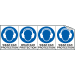 EYE95235B - Sheet n. 4 label WEAR EAR PROTECTION EN ISO 7010