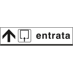 FA6804A - Cartello scatolato ENTRATA avanti