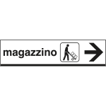 FA6806D - Cartello scatolato MAGAZZINO destra