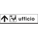 FA6808A - Cartello scatolato UFFICIO avanti