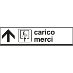 FA6813A - Cartello scatolato CARICO MERCI avanti
