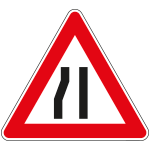 FAR160018 - Triangolo rifrangente NF 18 STRETTOIA ASIMMETRICA sinistra