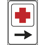 FAR741277D - Cartello  NF 277 PRONTO SOCCORSO DESTRA