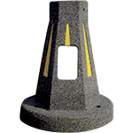 FID6020 - Dissuas.sosta gomma riciclata senza accessori