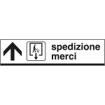 FL6802A - Cartello indicazione SPEDIZIONE MERCI avanti