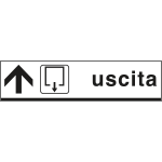 FL6805A - Cartello indicazione USCITA avanti