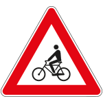 FLR190014 - Cartello NF 14 ATTRAVERSAMENTO CICLABILE