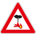 FLR190034 - Cartello  NF 34 PERICOLO INCENDIO