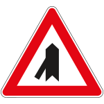 FLR190043E - Cartello  NF 43e CONFLUENZA A sinistra