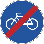 FLR260091 - Cartello NF  91 FINE PISTA CICLABILE