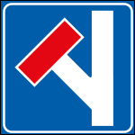 FLR641310 - Cartello  NF 310 PREAVVISO STRADA SENZA USCITA
