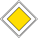 FLR660044 - Cartello NF 44 DIRITTO PRECEDENZA