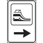 FLR761278D - Cartello NF 278 STAZIONE DESTRA