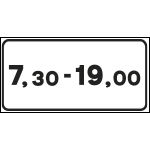 FLR922003 - Tabella aggiuntiva rifrangente VALIDITA' ........