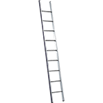 HSC400 - Scala d'appoggio in alluminio semplice a 13 gradini