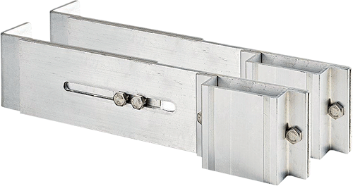 HSPST2 - coppia staffe telescopiche da 25 a 35 cm per scale a gabbia