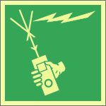 L9843P - Cartello fotoluminescente Apparecchio radio