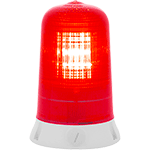 LA240R - segnalatore lampeggiante base piana solo corrente alternata col.ROSSO