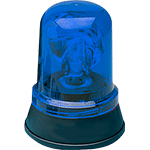 LPRJ12B - Segnalatore rotante euro 12V.cc colore blu