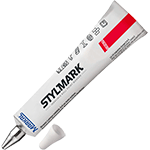 MAK130W - vernice opaca in tubetto molto visibile colore BIANCO