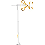 MAVEFP4 - palo e supporto rotante acc.inox da m.4
