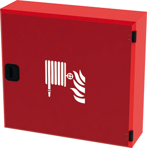 MCN15/20 - Cassetta naspo FLORIDA con tubazione da m 20 portello pieno