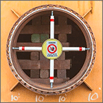 MUP112 - barriera lucchettabile con 4 punti di ancoraggio da mm.830x1120