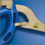 MUP900 - leva lunghezza mm 830, per volantino diametro 350-900 mm