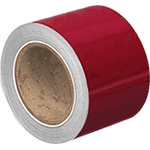 NBTN100R - nastro autoadesivo per tubazioni colore ROSSO h. mm 100