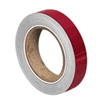 NBTN25R - nastro autoadesivo per tubazioni colore ROSSO h.mm 25