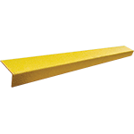 NDRA77 - angolare antiscivolo per scale colore giallo mm. 750