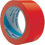 NS238R - nastro adesivo per imballi adesivo in gomma naturale colore rosso