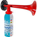 OSC459 - tromba a gas ecologico non infiammabile con corno lungo