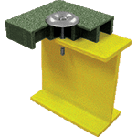 PDT1020F - piastrina fermagriglia AISI 316 calotta d.50 mm + bullone x laminato