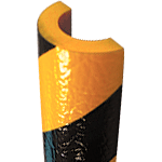 PGE435 - Paracolpi tipo R1 per tubi m 1 giallo nero