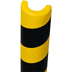 PGE435S - Paracolpi SAFE IN in Eva espansa per tubi h.30 colore giallo/nero