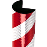 PGE720RW - Paracolpi tipo A+ mt. 1 rosso/bianco RIFRANGENTE