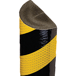 PGE722YN - Paracolpi tipo C+ mt. 1 giallo/nero  RIFRANGENTE