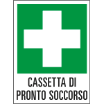 PO5024 - cartello in Polionda CASSETTA DI PRONTO SOCCORSO