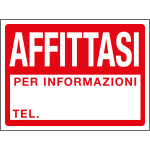 PO5051 - Cartello in Polionda AFFITTASI