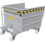 PSA1350S - contenitore per rottami ribaltabile portata kg.2000 colore GRIGIO