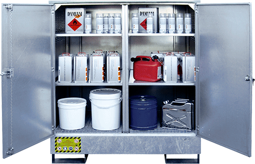 PSA7924 - armadio 4 ripiani rimovibili due ante