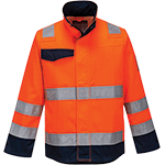 PWT35XXL - giacca multi-norma RIS arancio/navy tg.XXL