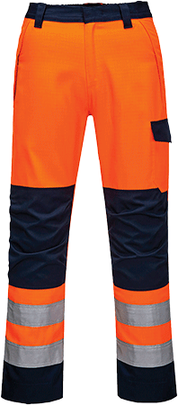 PWT36L - pantalone multi-norma RIS arancio/navy L